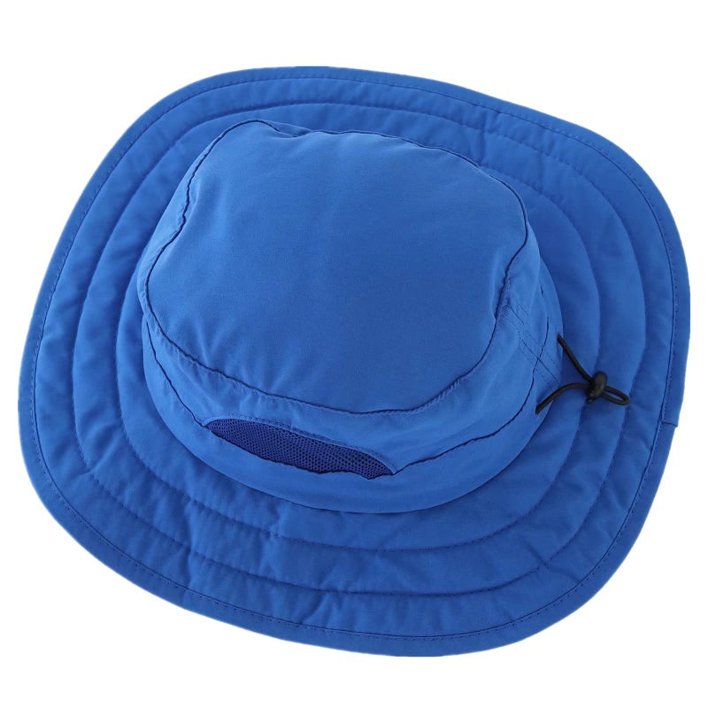 Connectyle Kids UPF 50+ Bucket Sun Hat UV Sun Protection, Blue, 2-6T - Image 5
